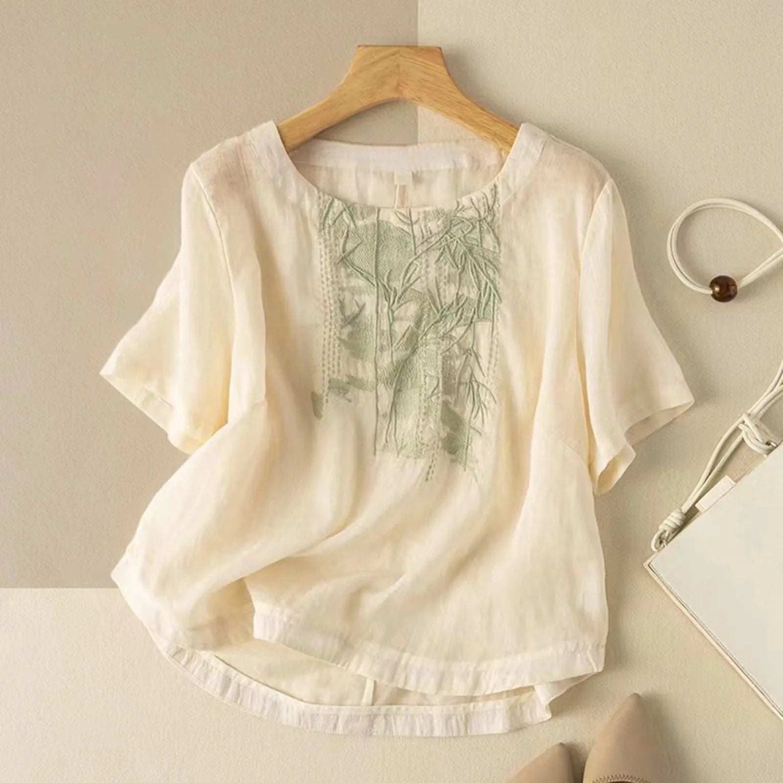 Women's Art Retro Chiffon Blouse
